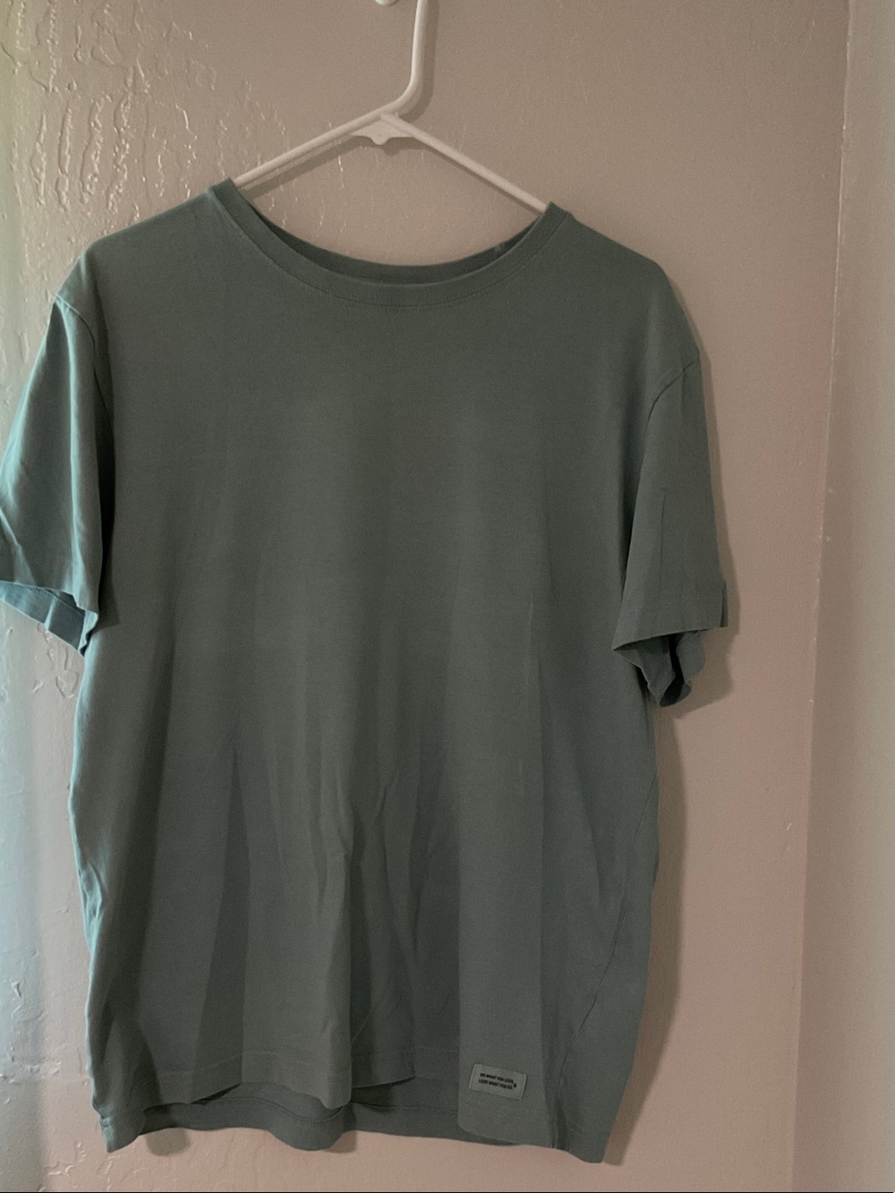 Life Is Good Men's Crew Tee in Sage Green